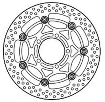 Диск тормозной GoldFren 602-001F