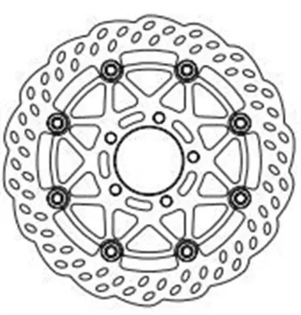 Диск тормозной GoldFren 604-006F1