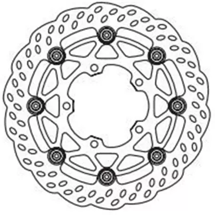 Передний тормозной диск GoldFren GSX-R 600/1000