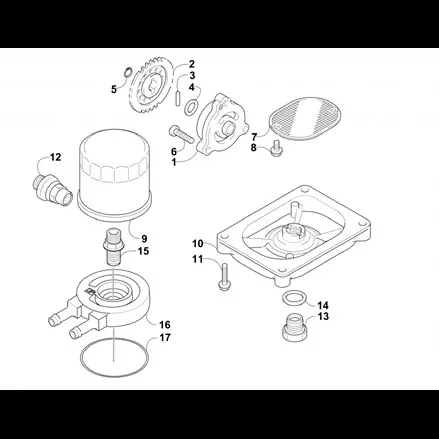 Шайба масляного насоса Arctic Cat 700 0828-007