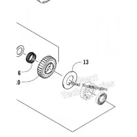 Шайба коробки передач квадроцикла Arctic Cat ALTERRA, TRV 0828-011