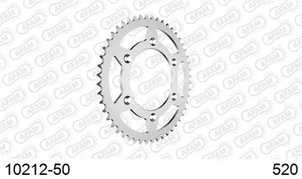 Звезда задняя AFAM 10212-50 для мотоциклов