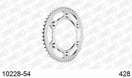 Звезда задняя AFAM 10228-54 для мотоцикла