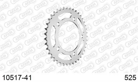 Звезда задняя AFAM 10517-41 для мотоцикла