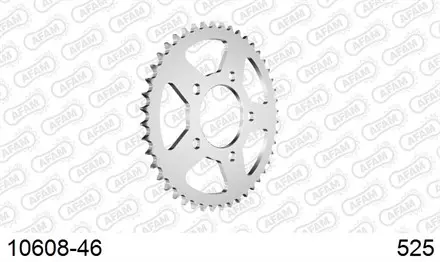 Звезда задняя AFAM 10608-46 для мотоциклов