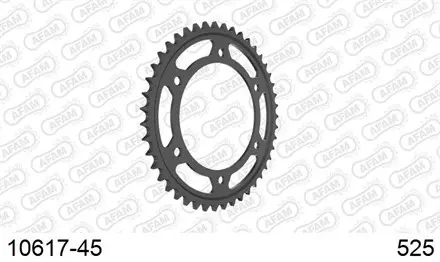 Звезда задняя AFAM 10617-45 для мотоциклов