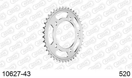 Звезда задняя AFAM 10627-43 для мотоциклов