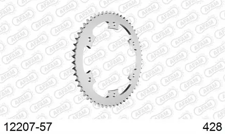 Звезда задняя AFAM 12207-57 для мотоцикла