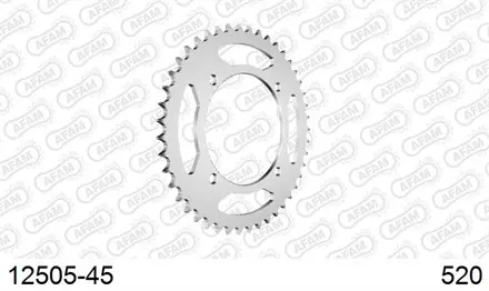 Звезда задняя AFAM 12505-45 для мотоциклов