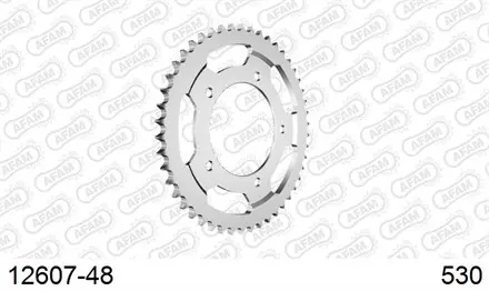 Звезда задняя AFAM 12607-48 для мотоциклов