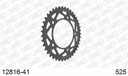 Звезда задняя AFAM 12816-41 для мотоцикла