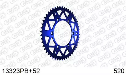 Звезда задняя AFAM 13323PB+52 для мотоцикла