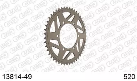 Звезда задняя AFAM 13814-49 для мотоцикла