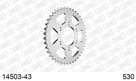 Звезда задняя AFAM 14503-43 для мотоцикла