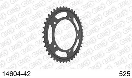 Звезда задняя AFAM 14604-42 для мотоциклов