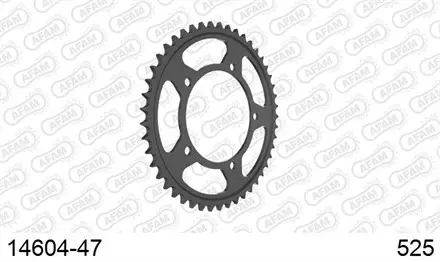 Звезда задняя AFAM 14604-47 для мотоцикла