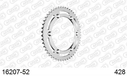 Звезда задняя AFAM 16207-52 для мотоцикла