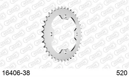 Звезда задняя AFAM 16406-38 для мотоцикла