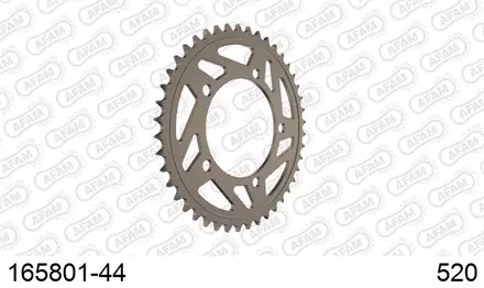 Звезда задняя AFAM 165801-44 для мотоцикла