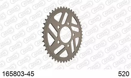 Звезда задняя AFAM 165803-45 для мотоцикла