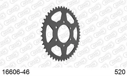 Звезда задняя AFAM 16606-46 для мотоцикла