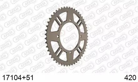 Звезда задняя AFAM 17104+51 для мотоцикла