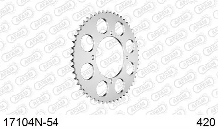 Звезда задняя AFAM 17104N-54 для мотоцикла
