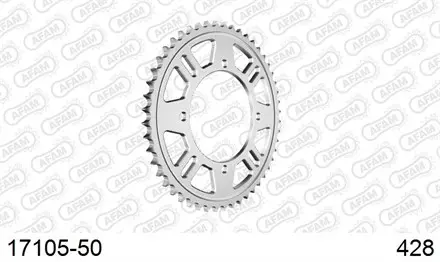 Звезда задняя AFAM 17105+50 для мотоцикла