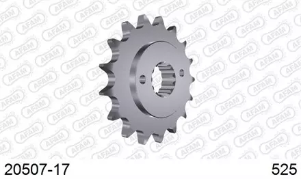 Звезда передняя 17 зубов / AFAM