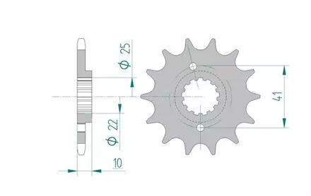 Звезда передняя AFAM 20509-15 для мотоциклов