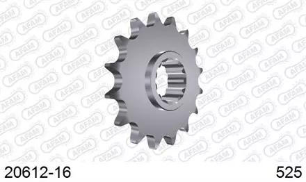 Звезда передняя AFAM 20612-16 для мотоциклов