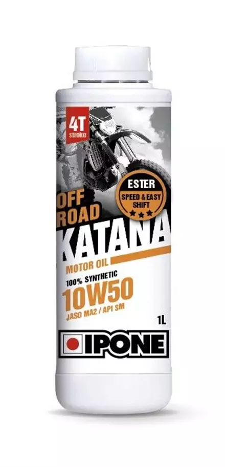 Моторное масло IPONE OFF ROAD KATANA 10W50 (1 литр) для мотоциклов