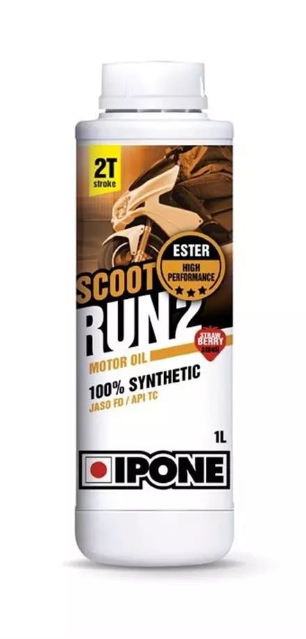Моторное масло 2Т IPONE SCOOT RUN 2 (1 литр) для скутеров