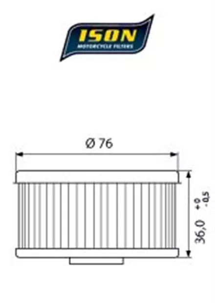 Масляный фильтр ISON 144 для мотоциклов