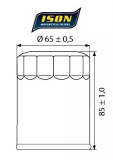 Масляный фильтр ISON 148 для мотоциклов