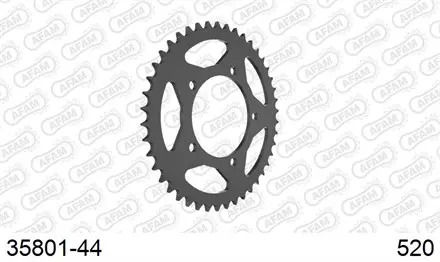 Звезда задняя AFAM 35801-44 для мотоцикла