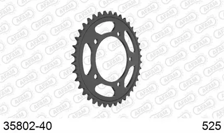 Звезда задняя AFAM 35802-40 для мотоциклов