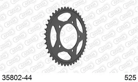 Звезда задняя AFAM 35802-44 для мотоциклов
