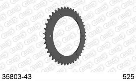 Звезда задняя AFAM 35803-43 для мотоциклов
