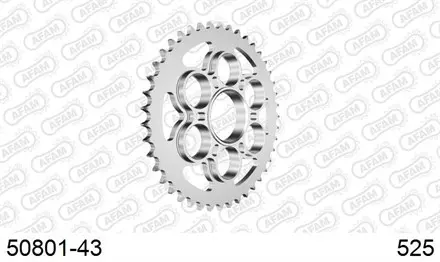 Звезда задняя AFAM 50801-43 для мотоцикла