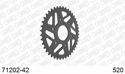 Звезда задняя AFAM 71202-42 для мотоцикла