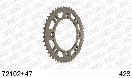 Звезда задняя AFAM 72102+47 для мотоцикла