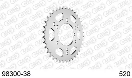 Звезда задняя 38 зубов / AFAM