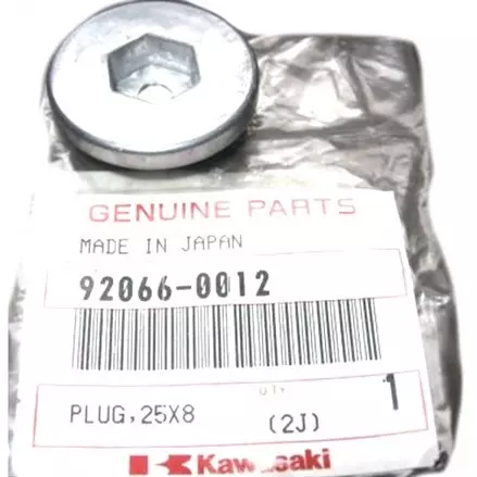 Пробка сливная для квадроцикла Kawasaki Brute Force/Prairie/TERYX/KFX 650/700/750 92066-0012